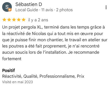 meilleur avis client atelier du bois