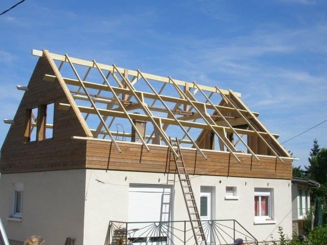 Garencières / rehaussement traditionnel maison /travaux-renovation-bois/charpentier-traditionnel-renovation-bois/